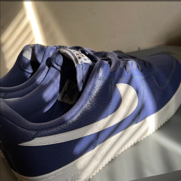 Blue n White Starred AF1 - Picture 3 of 5